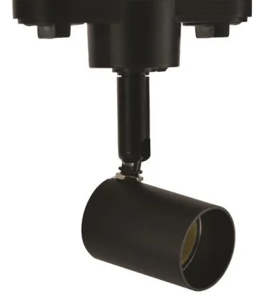 ΣΠΟΤ ΡΑΓΑΣ 2 ΓΡΑΜΜΩΝ GU10 Φ60mm 4cm ΣΤΥΛΟΣ ΜΑΥΡΟ