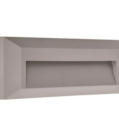 ΑΠΛΙΚΑ ΤΟΙΧΟΥ LED SLIM 2W IP65 220-240V 230X80X27mm ΓΚΡΙ PRO