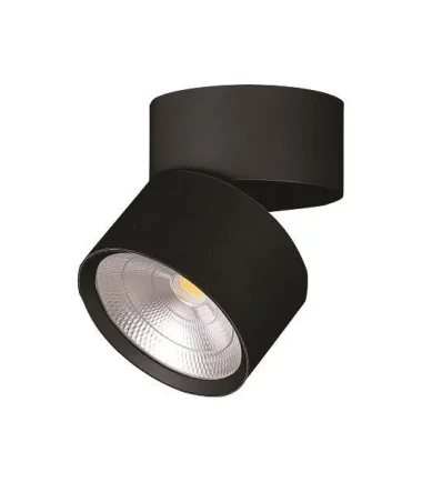 ΦΩΤΙΣΤΙΚΟ ΟΡΟΦΗΣ ΚΙΝΗΤΟ ΚΥΛΙΝΔΡΟΣ LED 15W 4000K ΜΑΥΡΟ PLUS